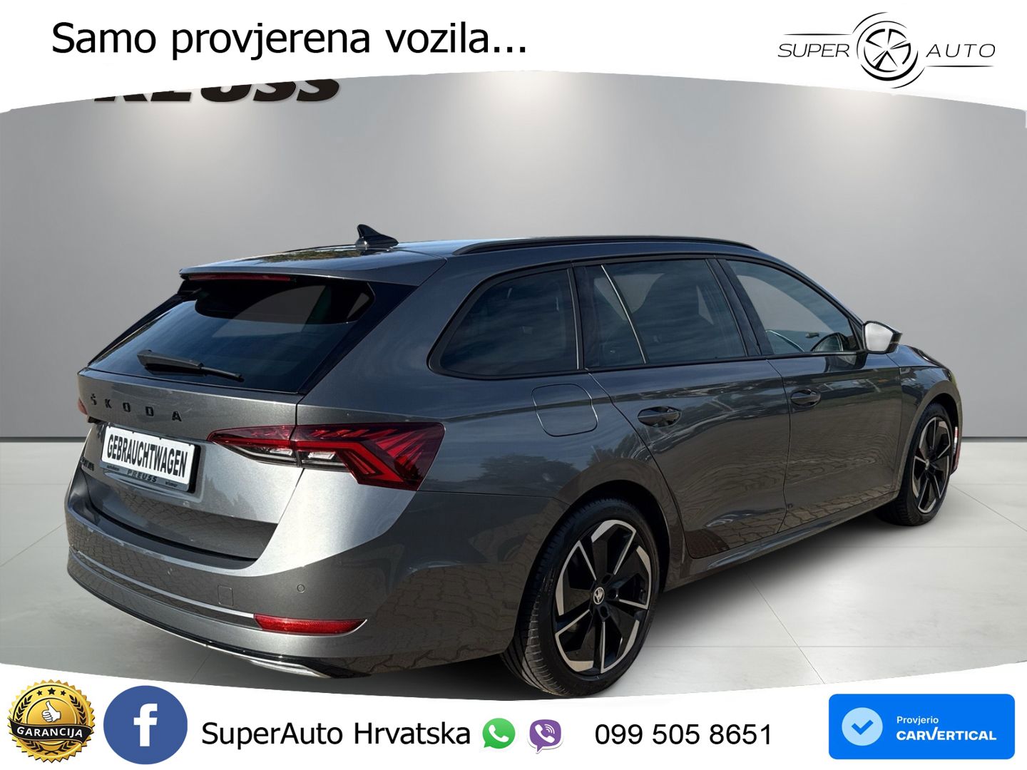 Škoda Octavia Combi 2.0 TSI (190 KS) 4x4 DSG SportLine LED+GR SJED+ACC
