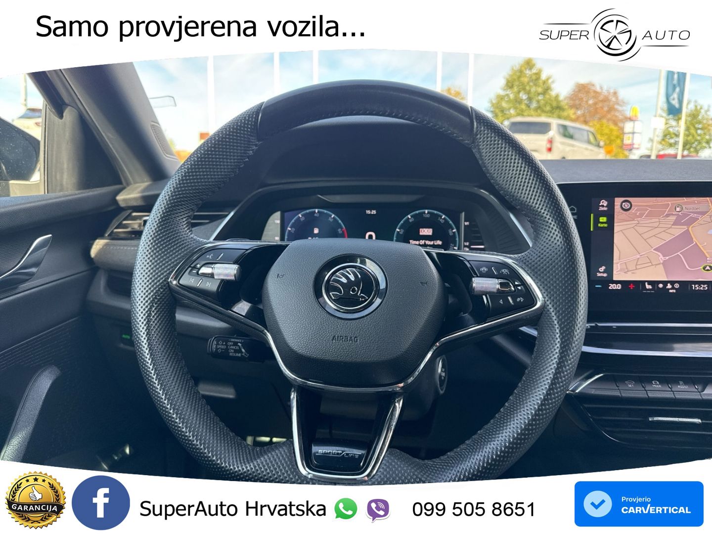 Škoda Octavia Combi 2.0 TSI (190 KS) 4x4 DSG SportLine LED+GR SJED+ACC