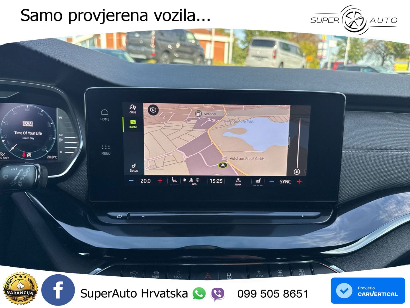 Škoda Octavia Combi 2.0 TSI (190 KS) 4x4 DSG SportLine LED+GR SJED+ACC