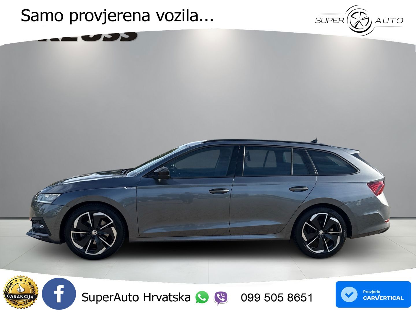 Škoda Octavia Combi 2.0 TSI (190 KS) 4x4 DSG SportLine LED+GR SJED+ACC