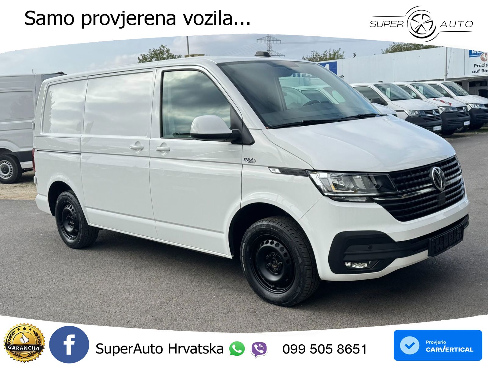 Volkswagen T6.1 Transporter Kasten Klima*Tempomat*NAVI*MFL 150 KS