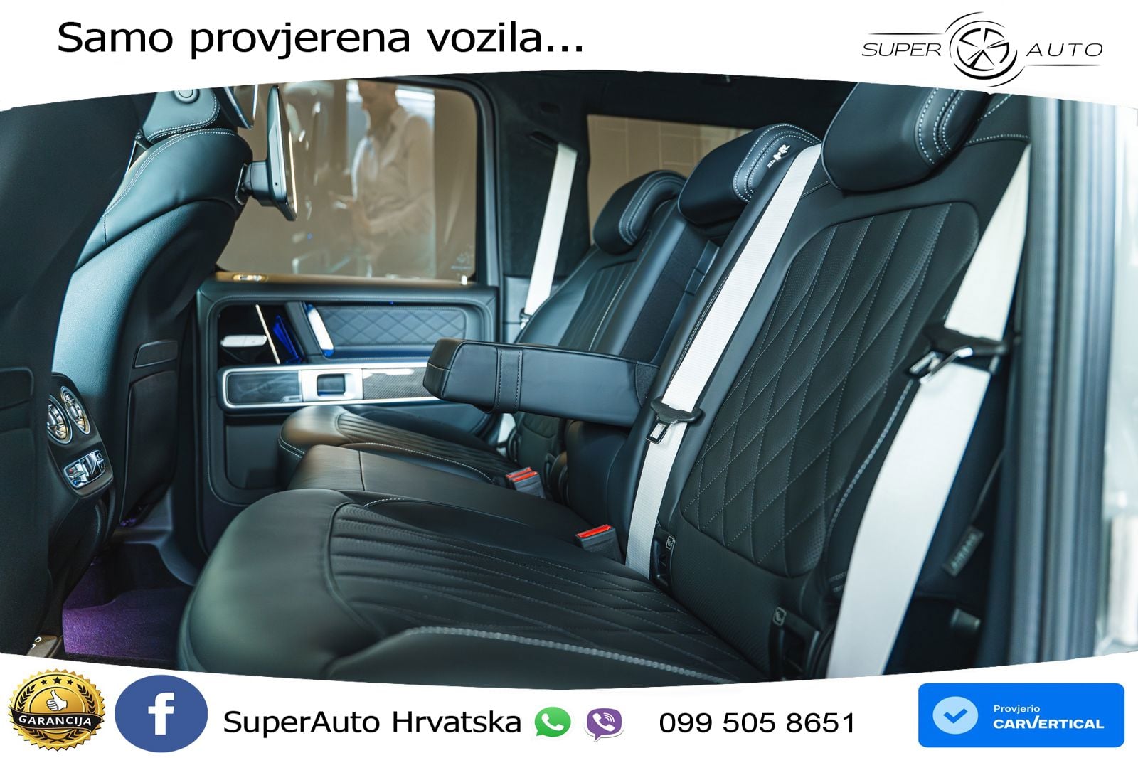 Mercedes AMG G 63 Long V8 (585 KS) 4MATIC 9G-TRONIC AMG SPEEDSHIFT TCT Superior ZRAČNI+ACC+GR SJED+KAM+PANO
