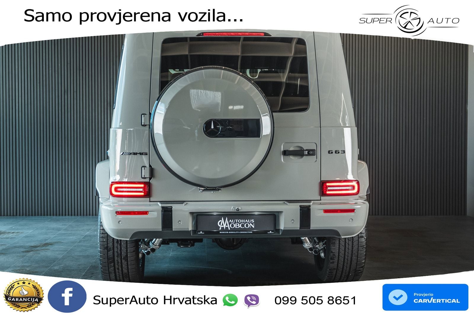 Mercedes AMG G 63 Long V8 (585 KS) 4MATIC 9G-TRONIC AMG SPEEDSHIFT TCT Superior ZRAČNI+ACC+GR SJED+KAM+PANO
