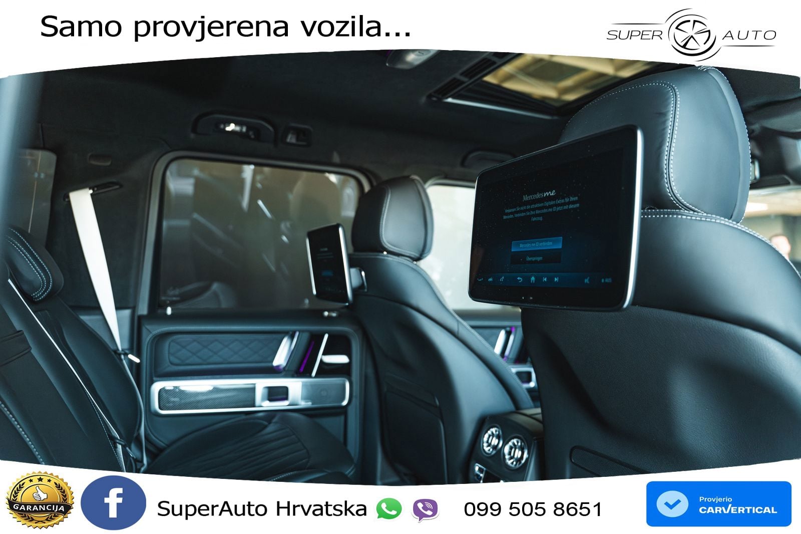 Mercedes AMG G 63 Long V8 (585 KS) 4MATIC 9G-TRONIC AMG SPEEDSHIFT TCT Superior ZRAČNI+ACC+GR SJED+KAM+PANO