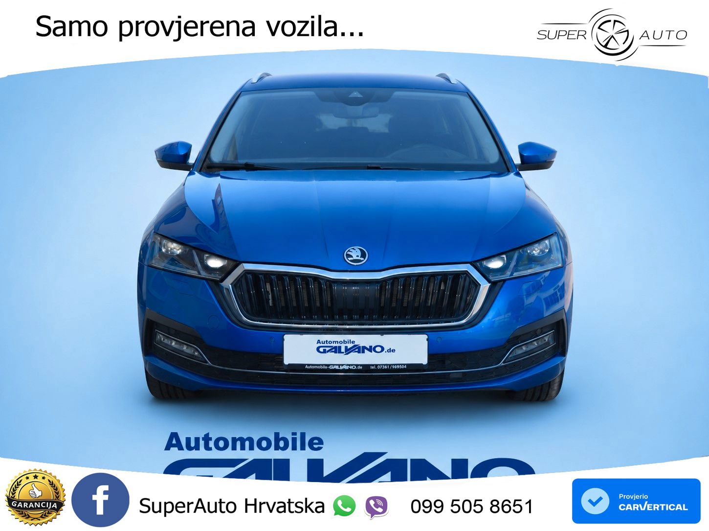 Škoda Octavia Combi 2.0 TDI (150 KS) DSG LED+GR SJED+ACC