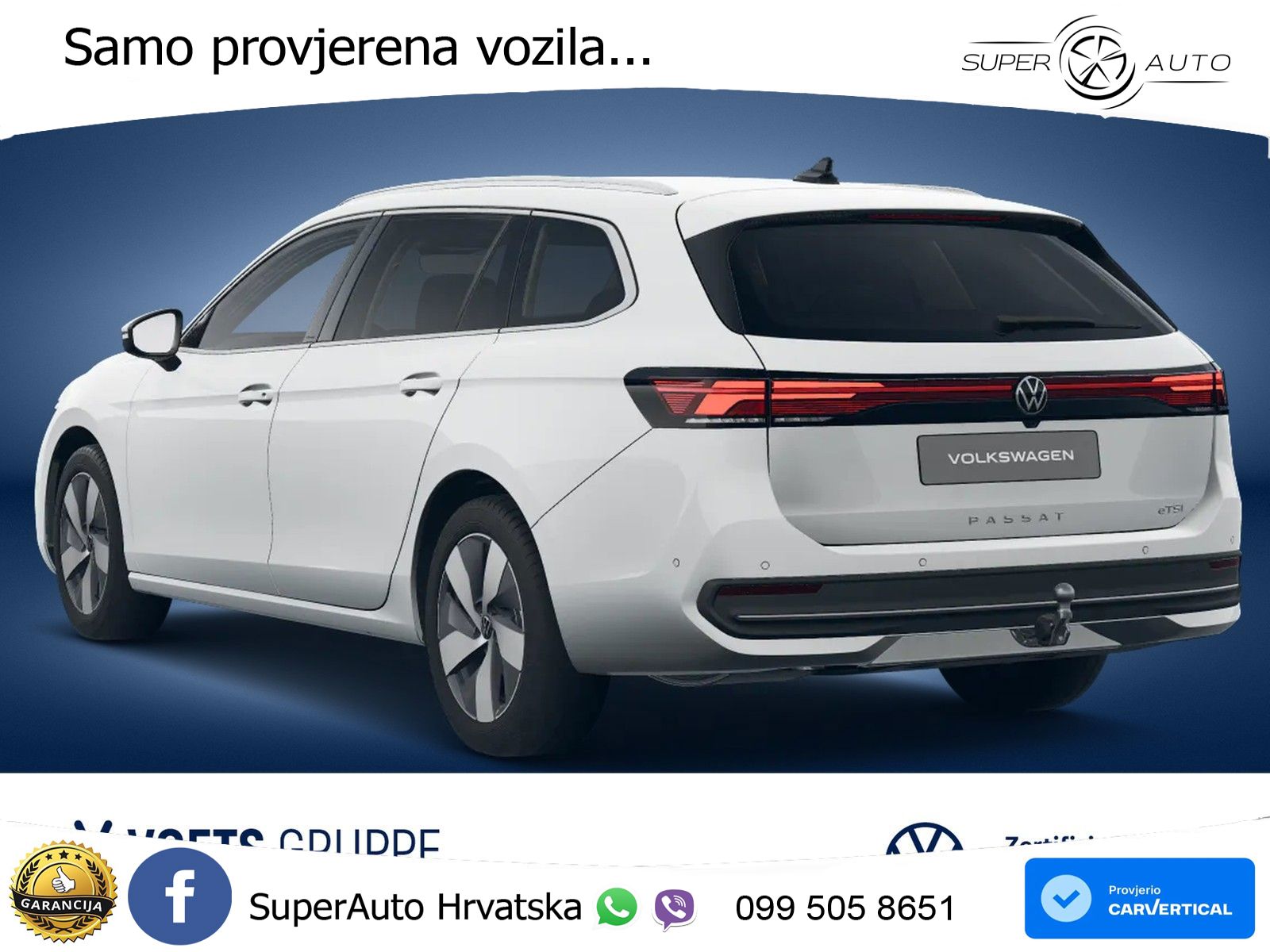 Volkswagen Passat Variant 1.5 eTSI (150 KS) DSG Business LED+GR SJED+ACC