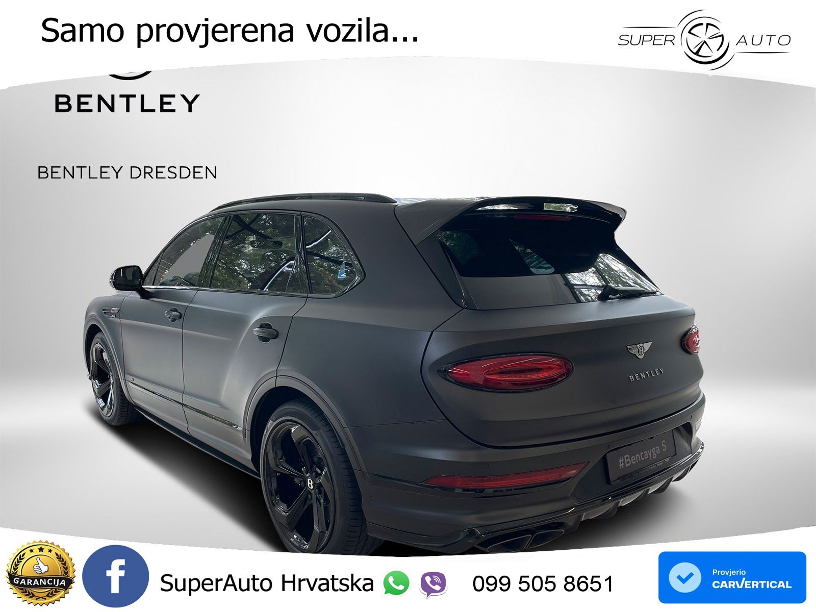 Bentley Bentayga EWB 4.0 V8 (550 KS) 4WD Automatic LED+GR SJED+ACC