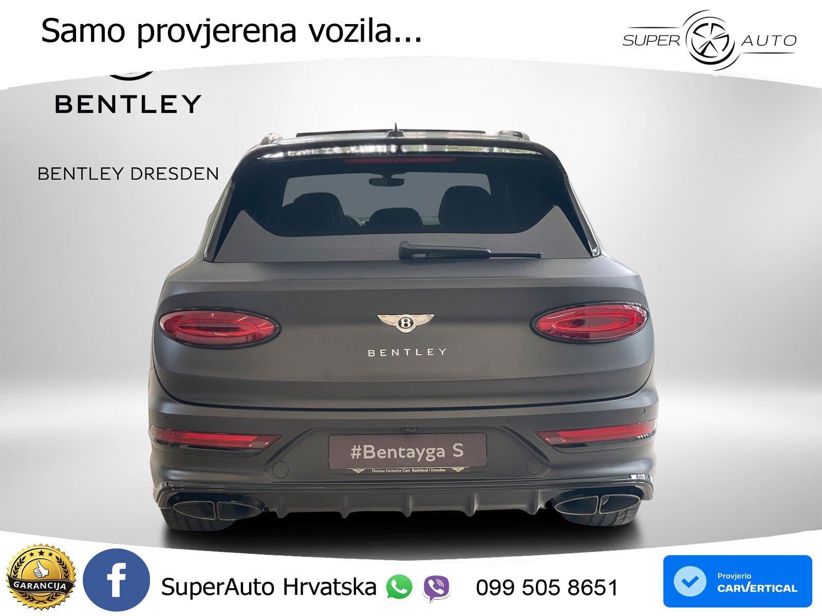 Bentley Bentayga EWB 4.0 V8 (550 KS) 4WD Automatic LED+GR SJED+ACC