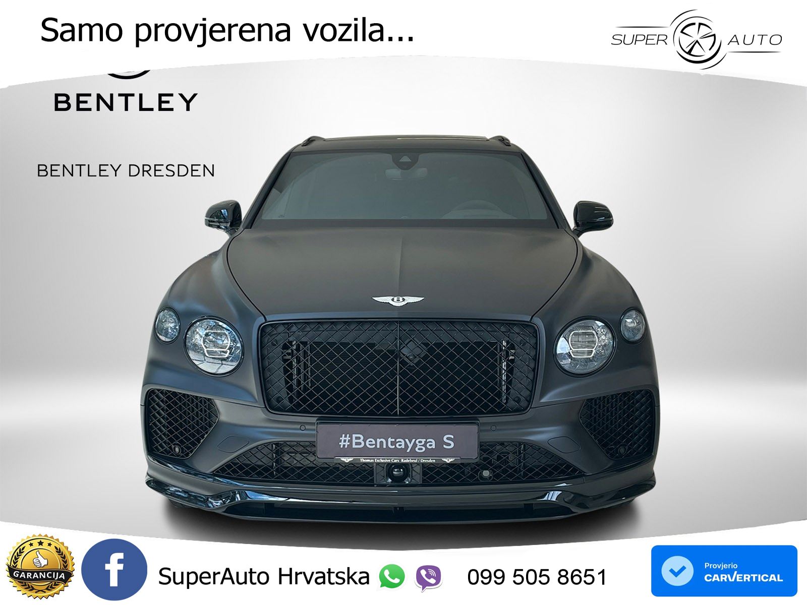 Bentley Bentayga EWB 4.0 V8 (550 KS) 4WD Automatic LED+GR SJED+ACC