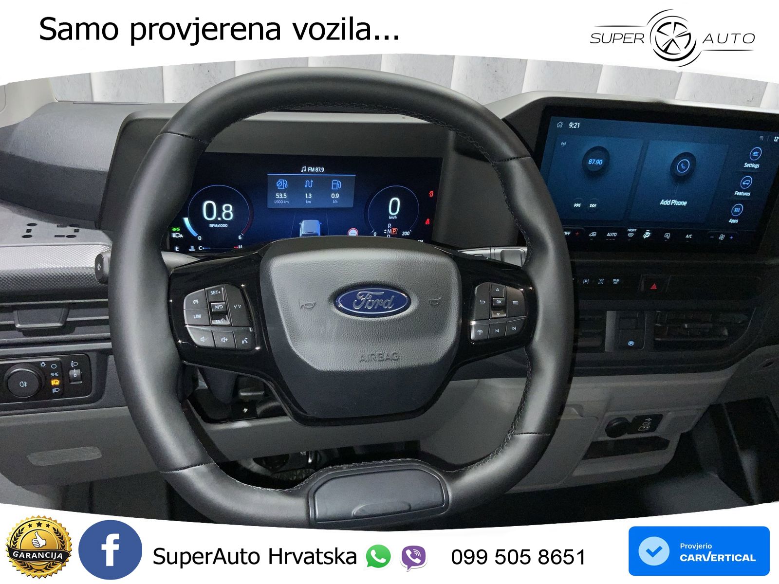 Ford Transit Custom Trend 280 L1 Service-Line Automat 136 KS