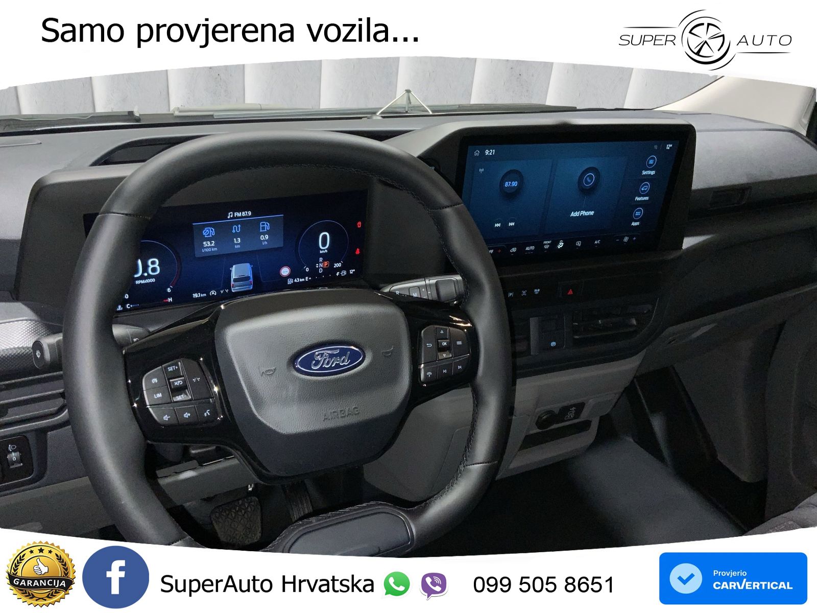 Ford Transit Custom Trend 280 L1 Service-Line Automat 136 KS