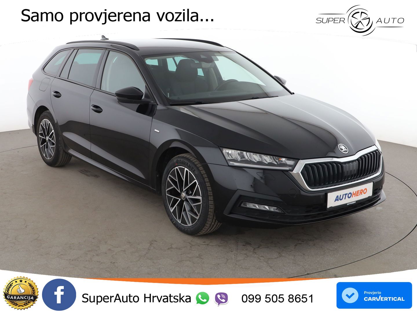 Škoda Octavia Combi 2.0 TDI (150 KS) DSG LED+GR SJED+ACC