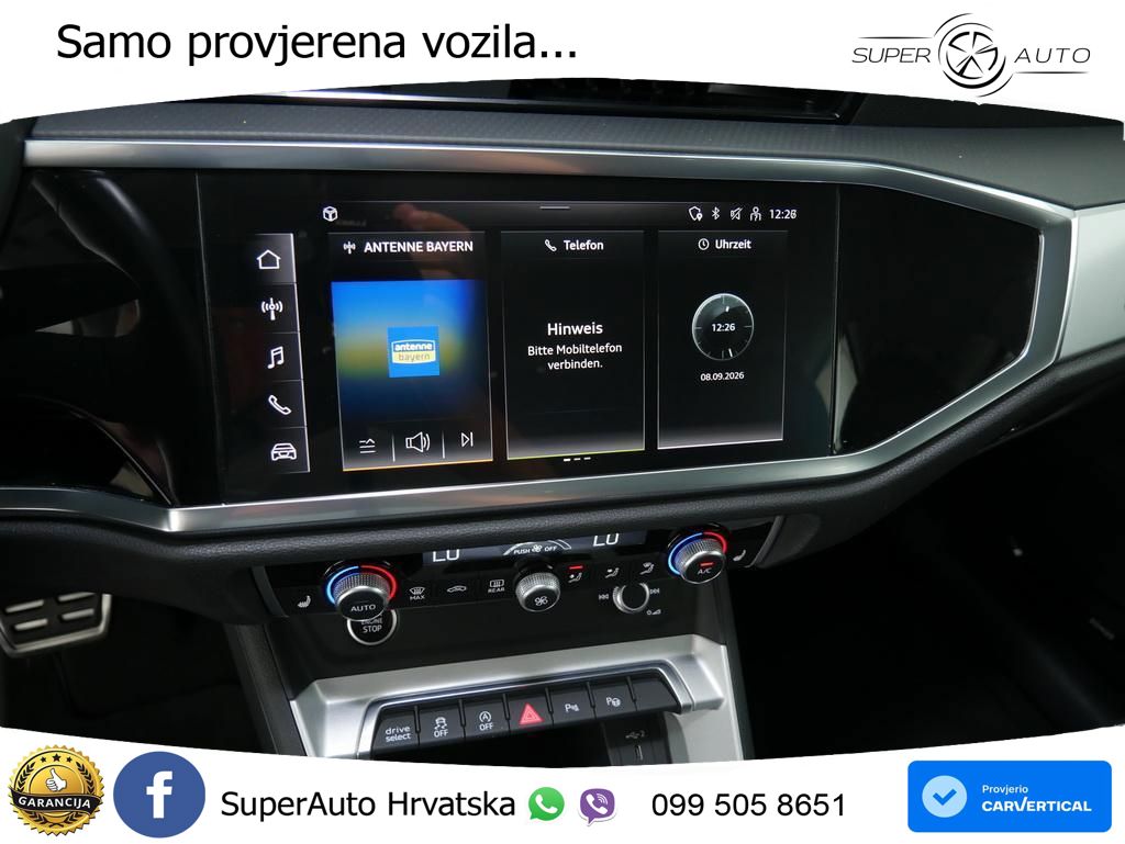 Audi Q3 II Sportback 45 TFSI (245 KS) quattro S tronic S line MATRIX+GR SJED+KAM