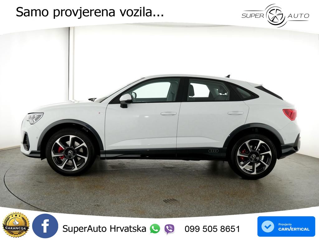 Audi Q3 II Sportback 45 TFSI (245 KS) quattro S tronic S line MATRIX+GR SJED+KAM