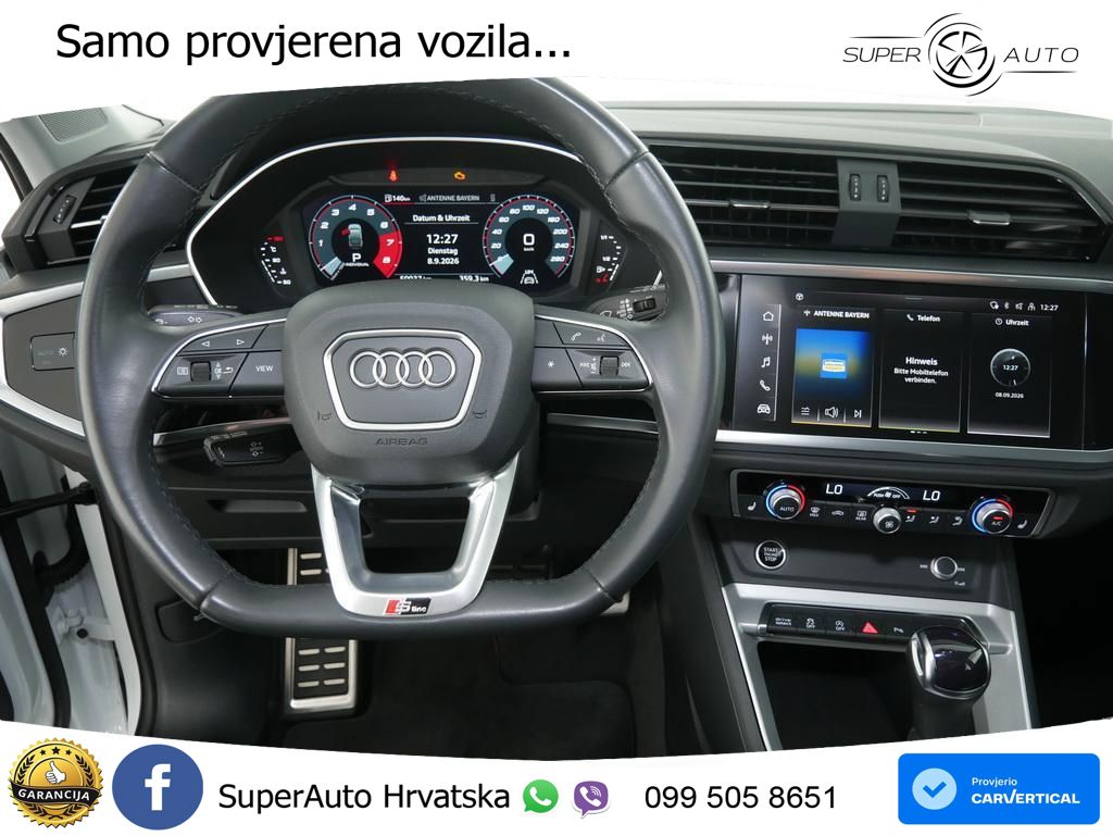 Audi Q3 II Sportback 45 TFSI (245 KS) quattro S tronic S line MATRIX+GR SJED+KAM