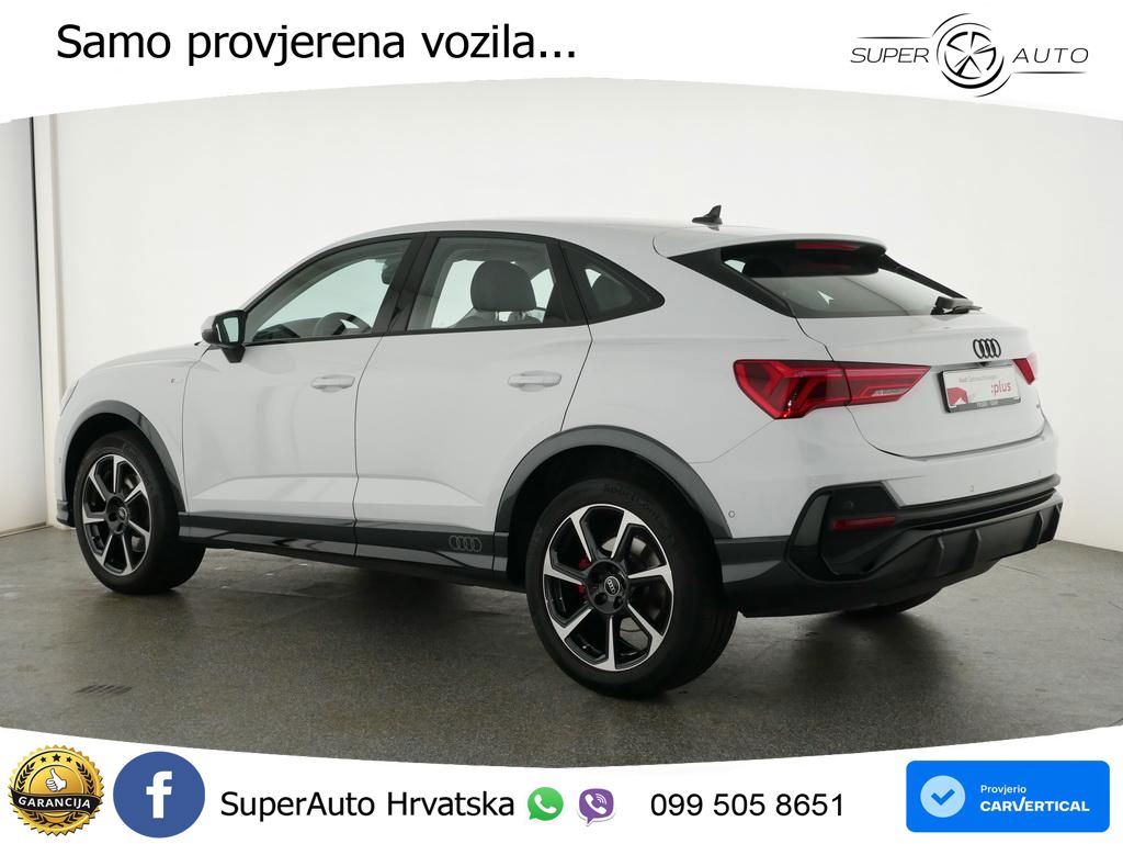 Audi Q3 II Sportback 45 TFSI (245 KS) quattro S tronic S line MATRIX+GR SJED+KAM