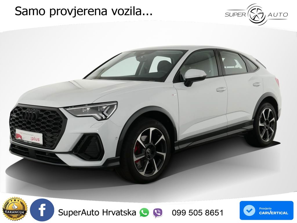 Audi Q3 II Sportback 45 TFSI (245 KS) quattro S tronic S line MATRIX+GR SJED+KAM