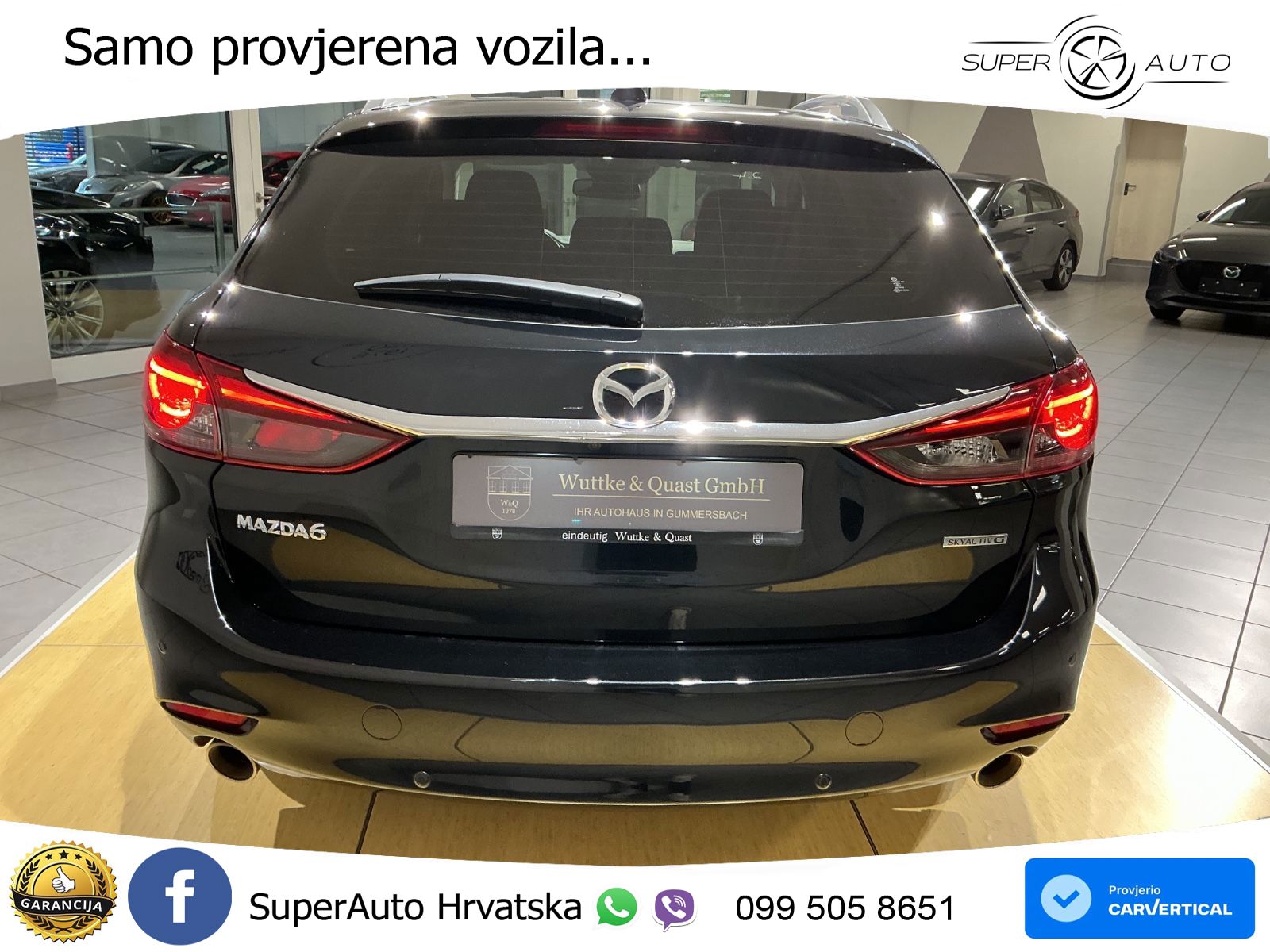 Mazda 6 Sport Combi 2.5 SKYACTIV-G (194 KS) SKYACTIV-Drive LED+GR SJED+ACC