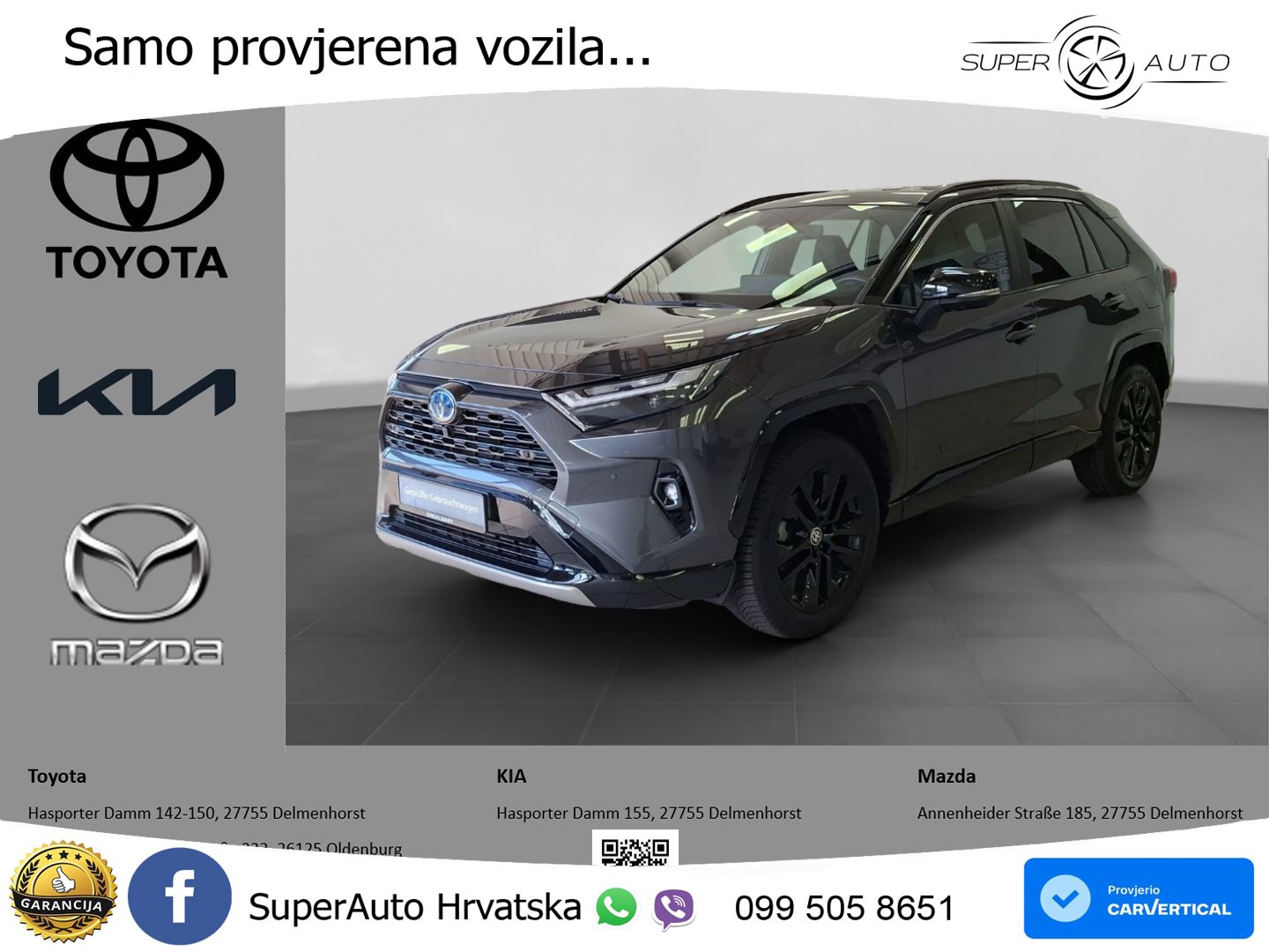 Toyota RAV4 2.5 (218 KS) Hybrid eCVT Style LED+GR SJED+ACC