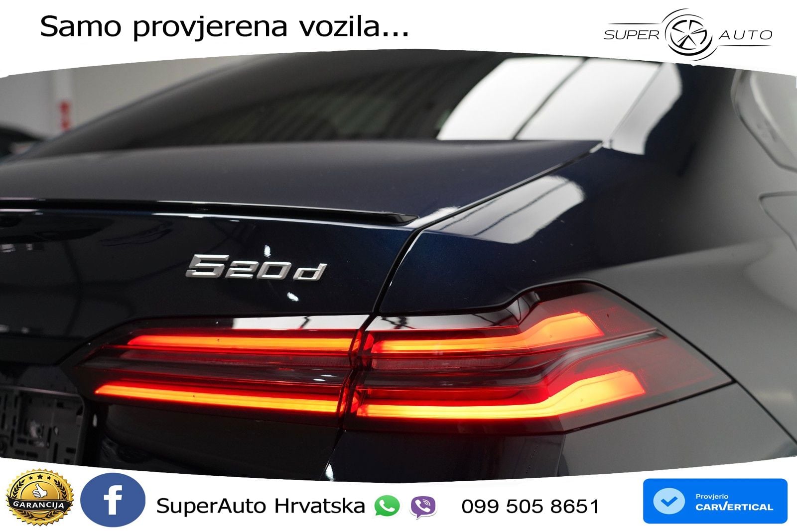 BMW 520d (197 KS) Steptronic M Sport LED+GR SJED+ACC
