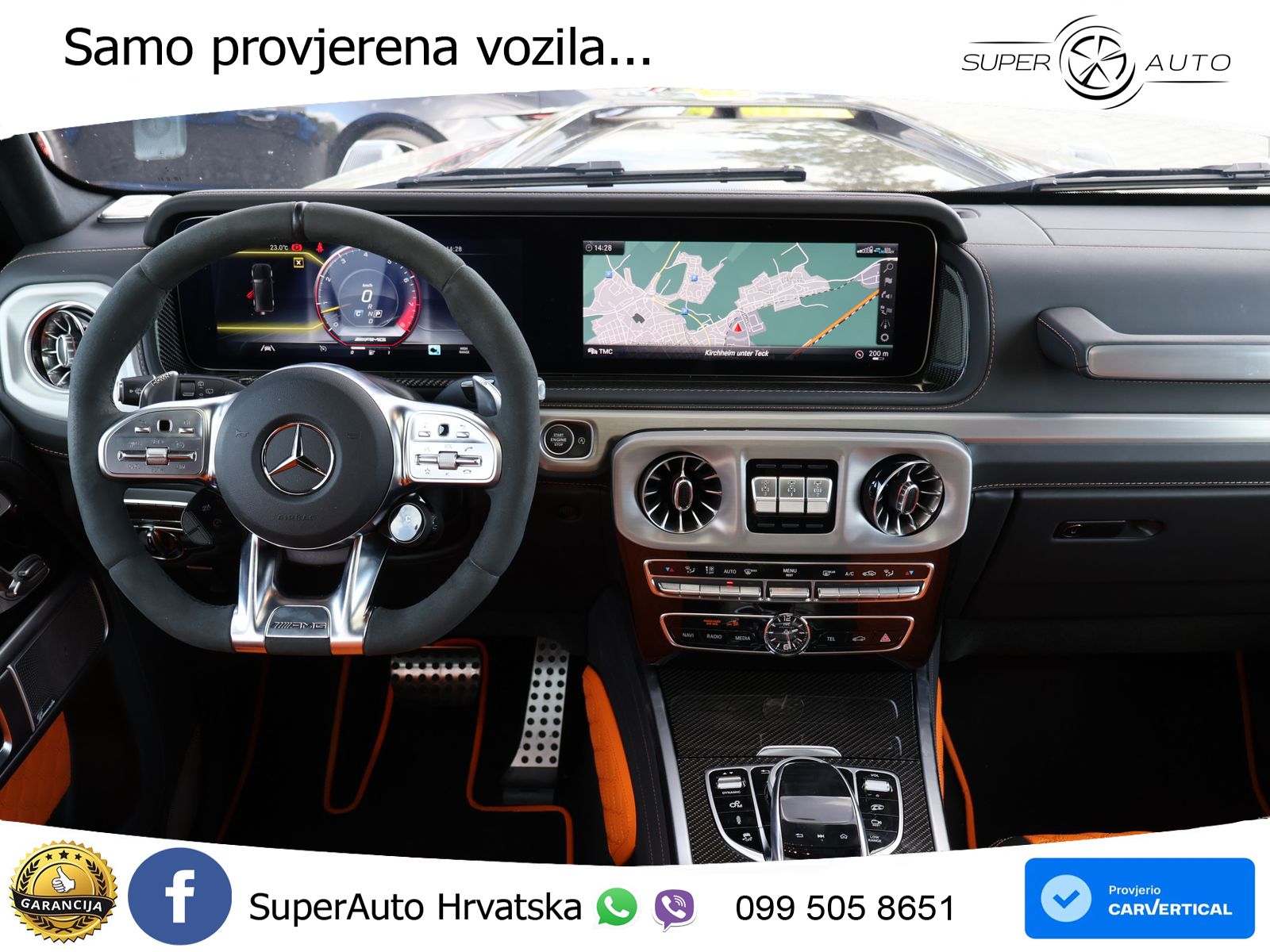 Mercedes AMG G 63 Long V8 (585 KS) 4MATIC 9G-TRONIC AMG SPEEDSHIFT TCT Brabus LED+GR SJED+ACC