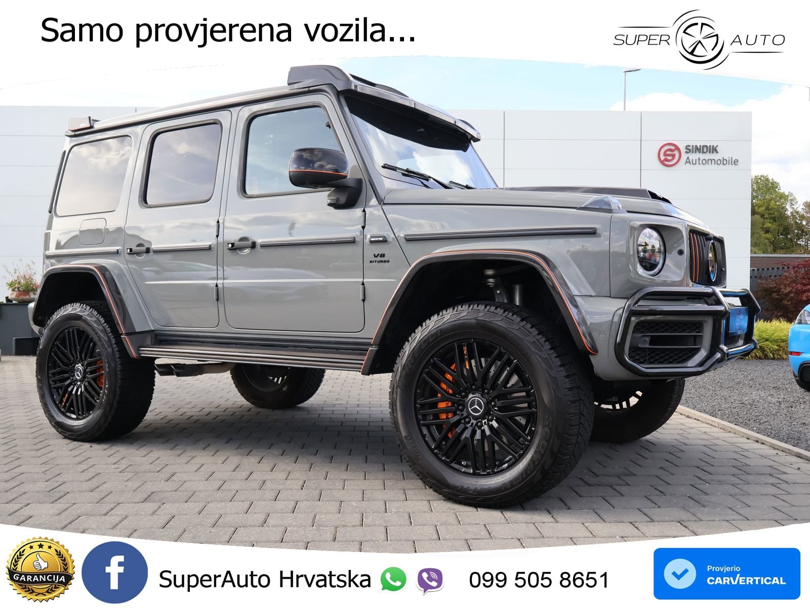 Mercedes AMG G 63 Long V8 (585 KS) 4MATIC 9G-TRONIC AMG SPEEDSHIFT TCT Brabus LED+GR SJED+ACC