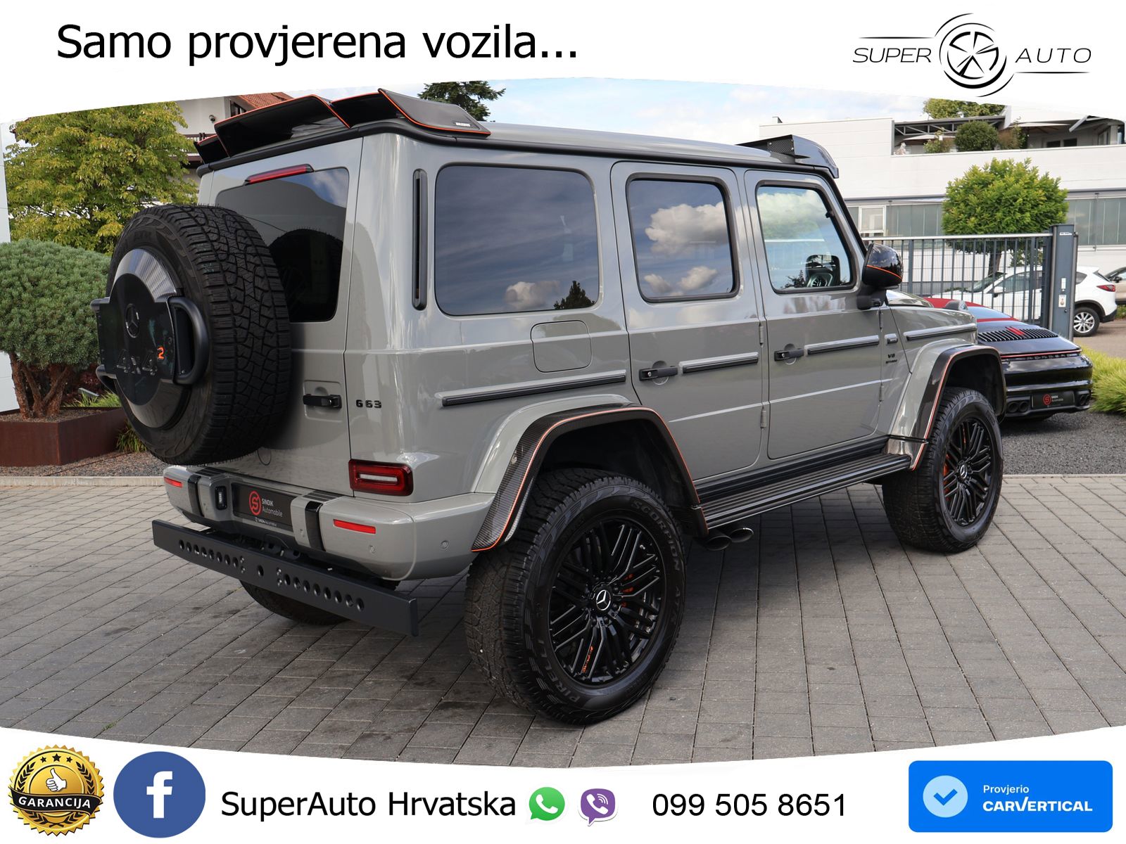 Mercedes AMG G 63 Long V8 (585 KS) 4MATIC 9G-TRONIC AMG SPEEDSHIFT TCT Brabus LED+GR SJED+ACC
