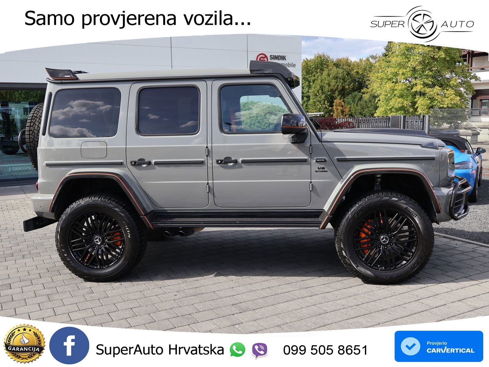 Mercedes AMG G 63 Long V8 (585 KS) 4MATIC 9G-TRONIC AMG SPEEDSHIFT TCT Brabus LED+GR SJED+ACC
