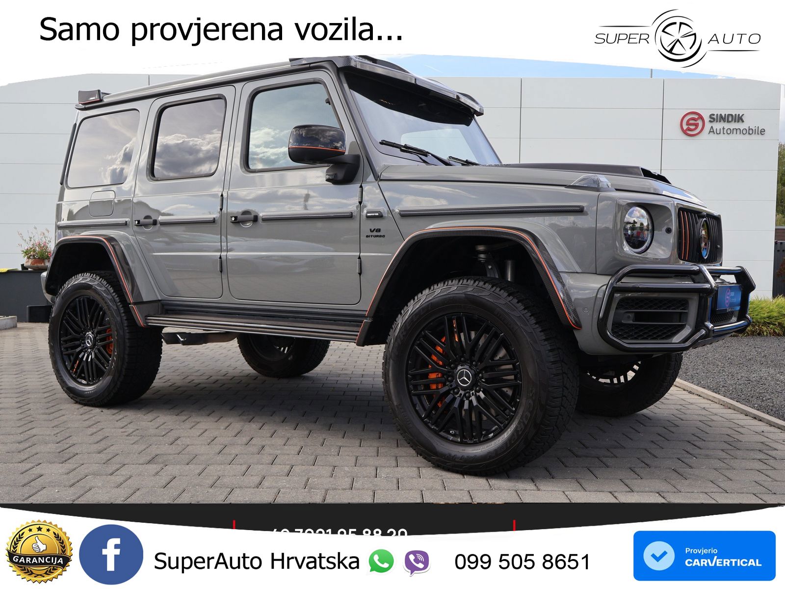 Mercedes AMG G 63 Long V8 (585 KS) 4MATIC 9G-TRONIC AMG SPEEDSHIFT TCT Brabus LED+GR SJED+ACC