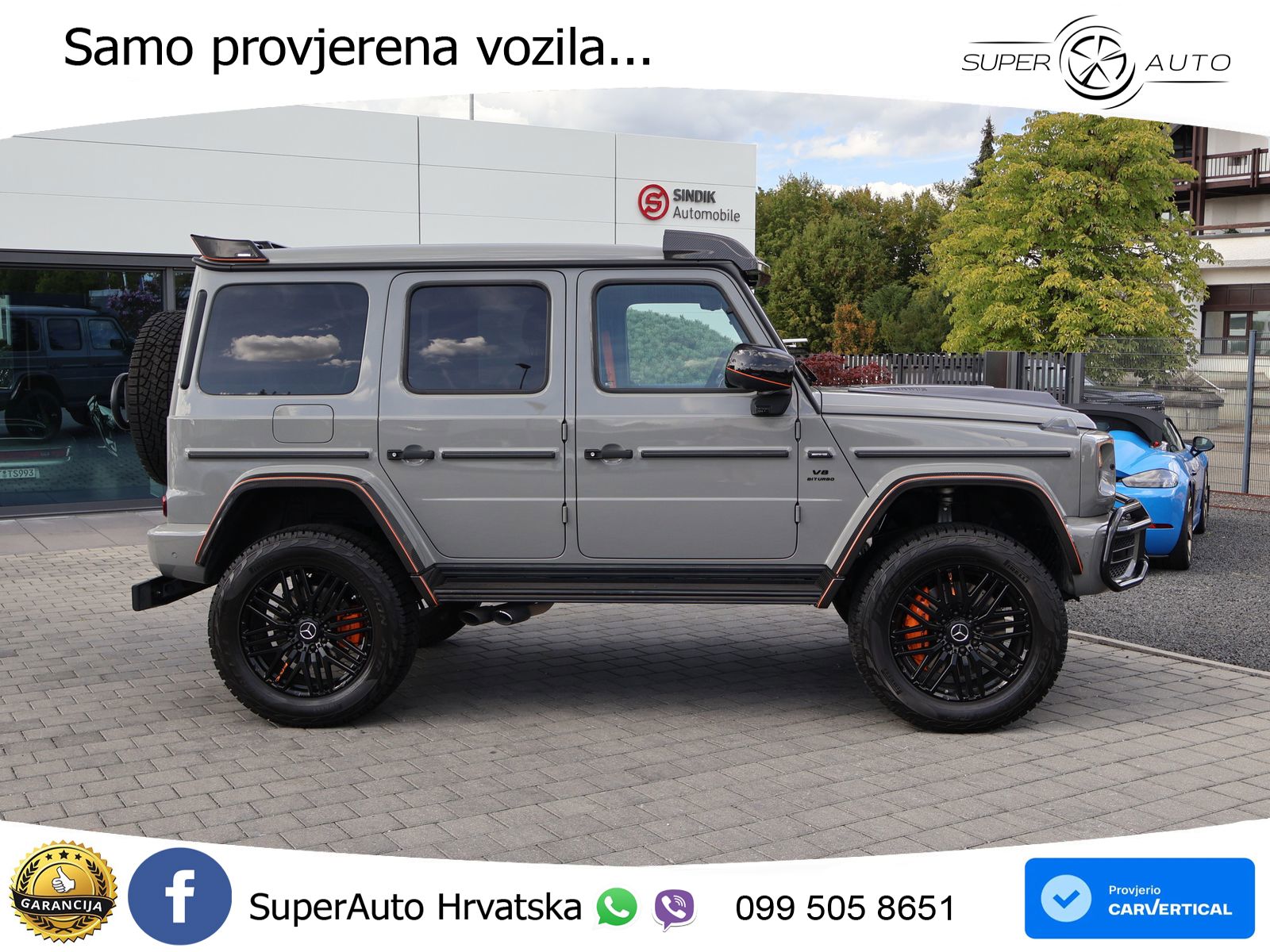 Mercedes AMG G 63 Long V8 (585 KS) 4MATIC 9G-TRONIC AMG SPEEDSHIFT TCT Brabus LED+GR SJED+ACC