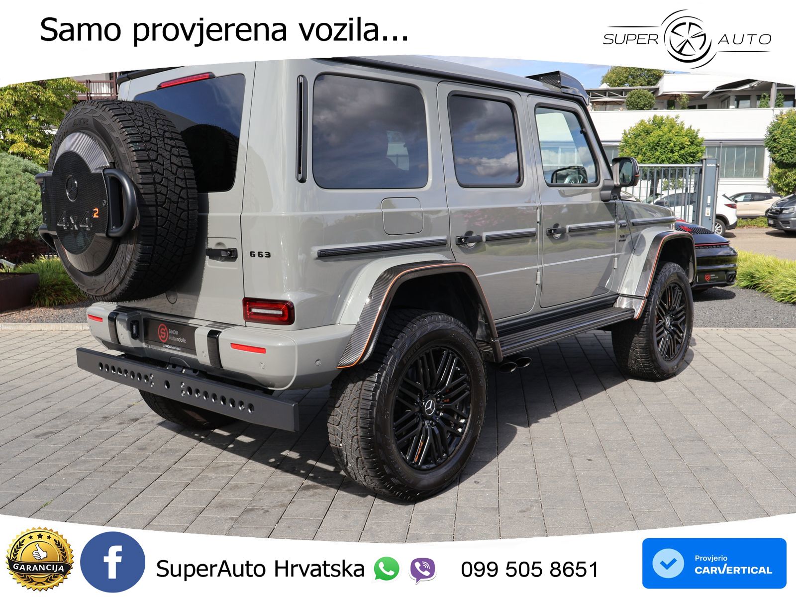 Mercedes AMG G 63 Long V8 (585 KS) 4MATIC 9G-TRONIC AMG SPEEDSHIFT TCT Brabus LED+GR SJED+ACC