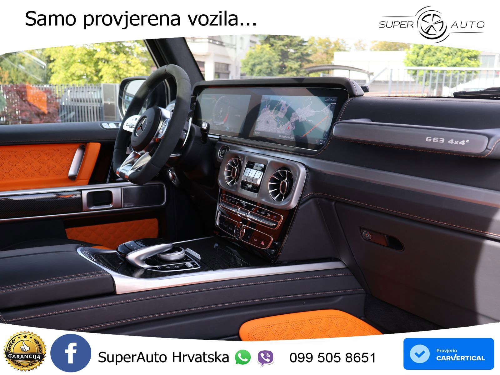 Mercedes AMG G 63 Long V8 (585 KS) 4MATIC 9G-TRONIC AMG SPEEDSHIFT TCT Brabus LED+GR SJED+ACC
