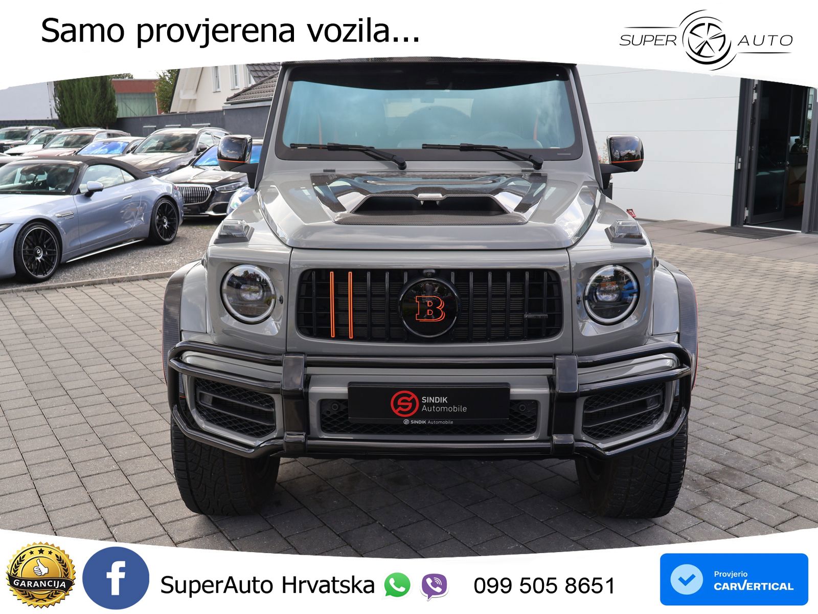 Mercedes AMG G 63 Long V8 (585 KS) 4MATIC 9G-TRONIC AMG SPEEDSHIFT TCT Brabus LED+GR SJED+ACC