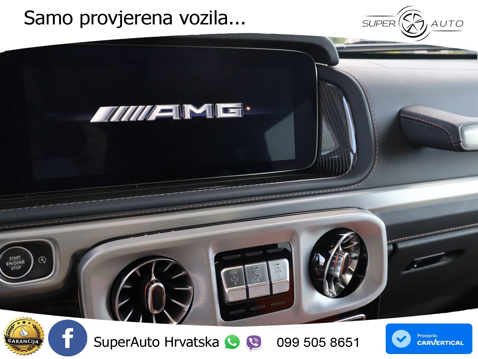 Mercedes AMG G 63 Long V8 (585 KS) 4MATIC 9G-TRONIC AMG SPEEDSHIFT TCT Brabus LED+GR SJED+ACC