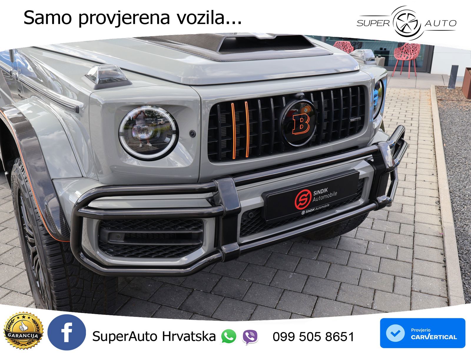 Mercedes AMG G 63 Long V8 (585 KS) 4MATIC 9G-TRONIC AMG SPEEDSHIFT TCT Brabus LED+GR SJED+ACC