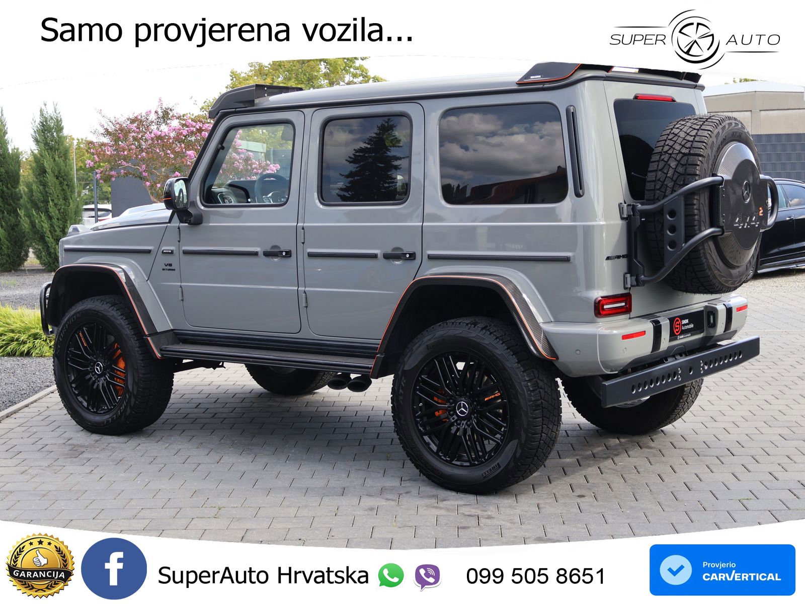 Mercedes AMG G 63 Long V8 (585 KS) 4MATIC 9G-TRONIC AMG SPEEDSHIFT TCT Brabus LED+GR SJED+ACC