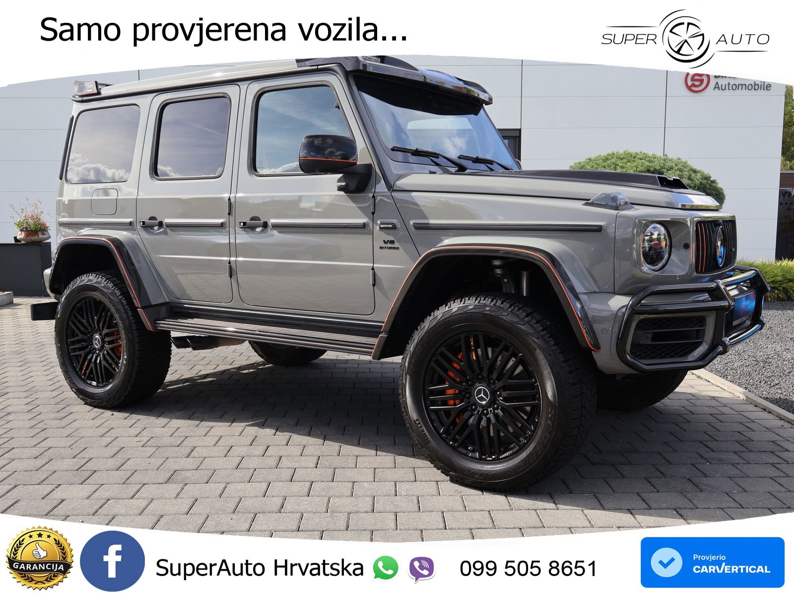 Mercedes AMG G 63 Long V8 (585 KS) 4MATIC 9G-TRONIC AMG SPEEDSHIFT TCT Brabus LED+GR SJED+ACC
