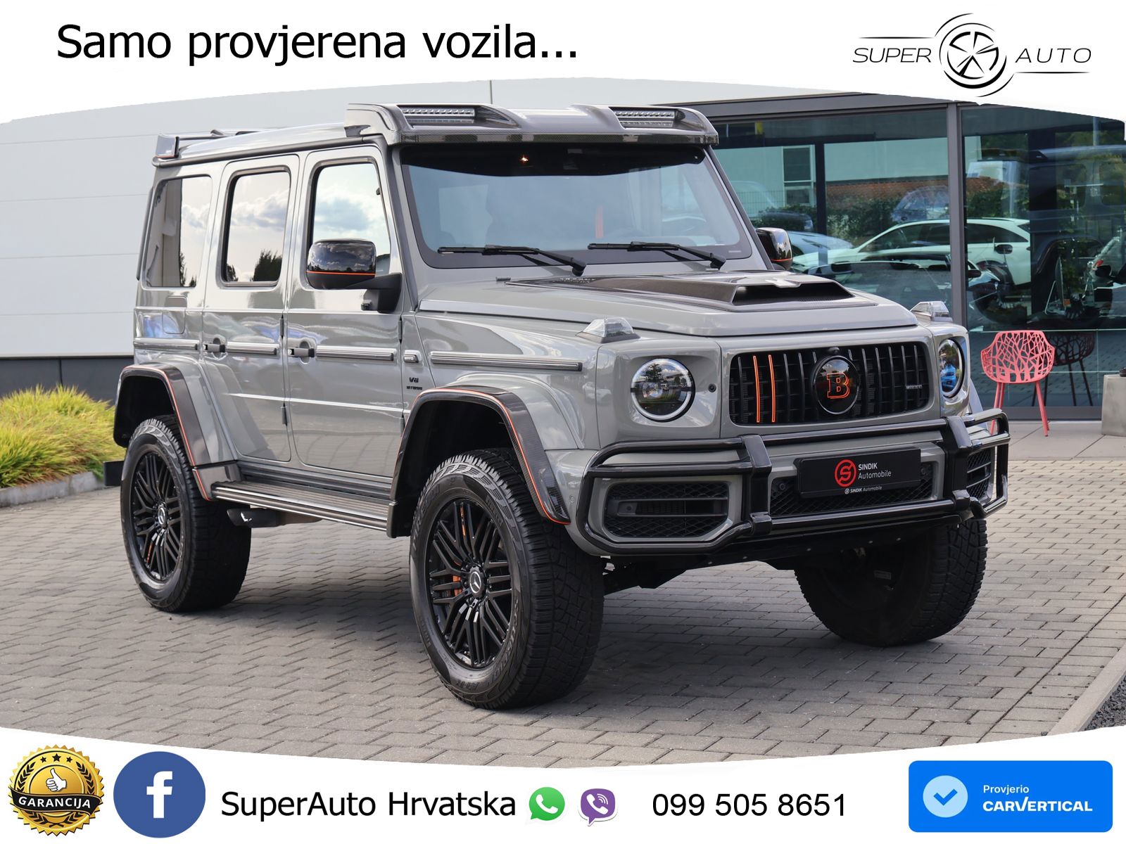 Mercedes AMG G 63 Long V8 (585 KS) 4MATIC 9G-TRONIC AMG SPEEDSHIFT TCT Brabus LED+GR SJED+ACC