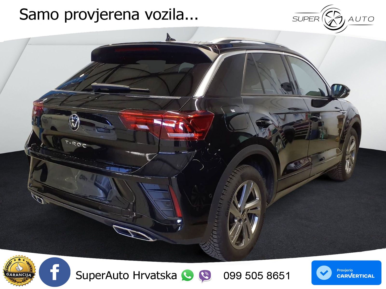Volkswagen T-Roc 1.5 TSI (150 KS) DSG R-Line LED+GR SJED+ACC