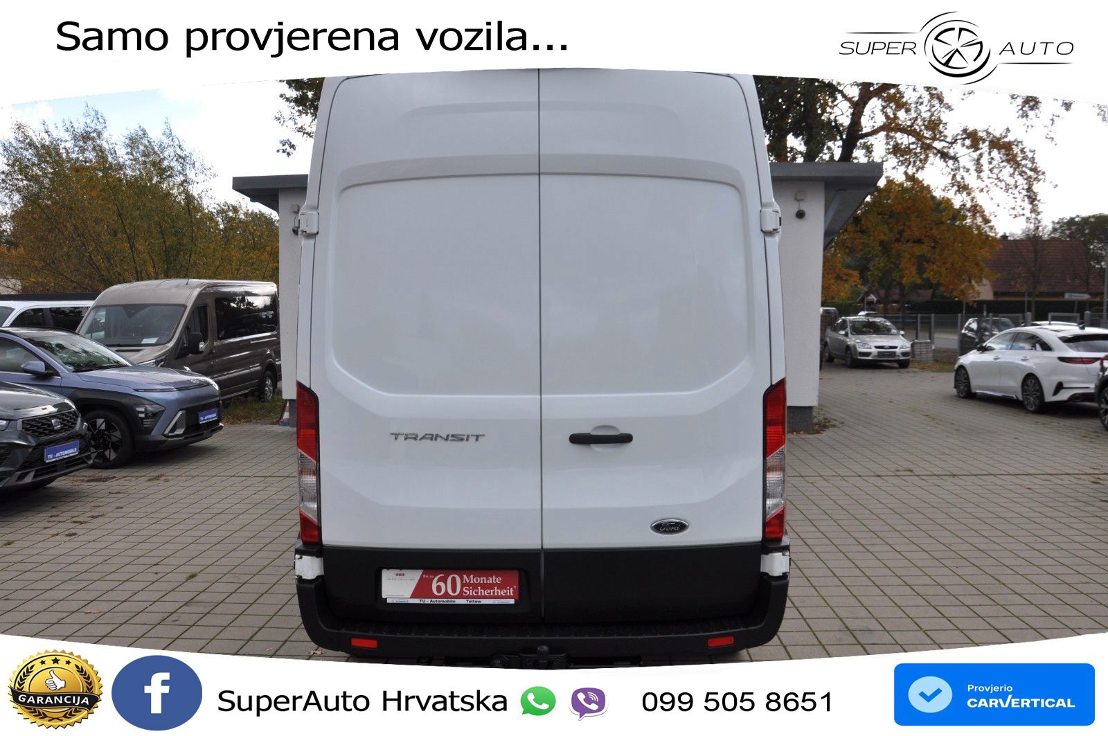 Ford Transit DoKa 350 L3H3 NAV-KAM-AHK-1HAND 170 KS