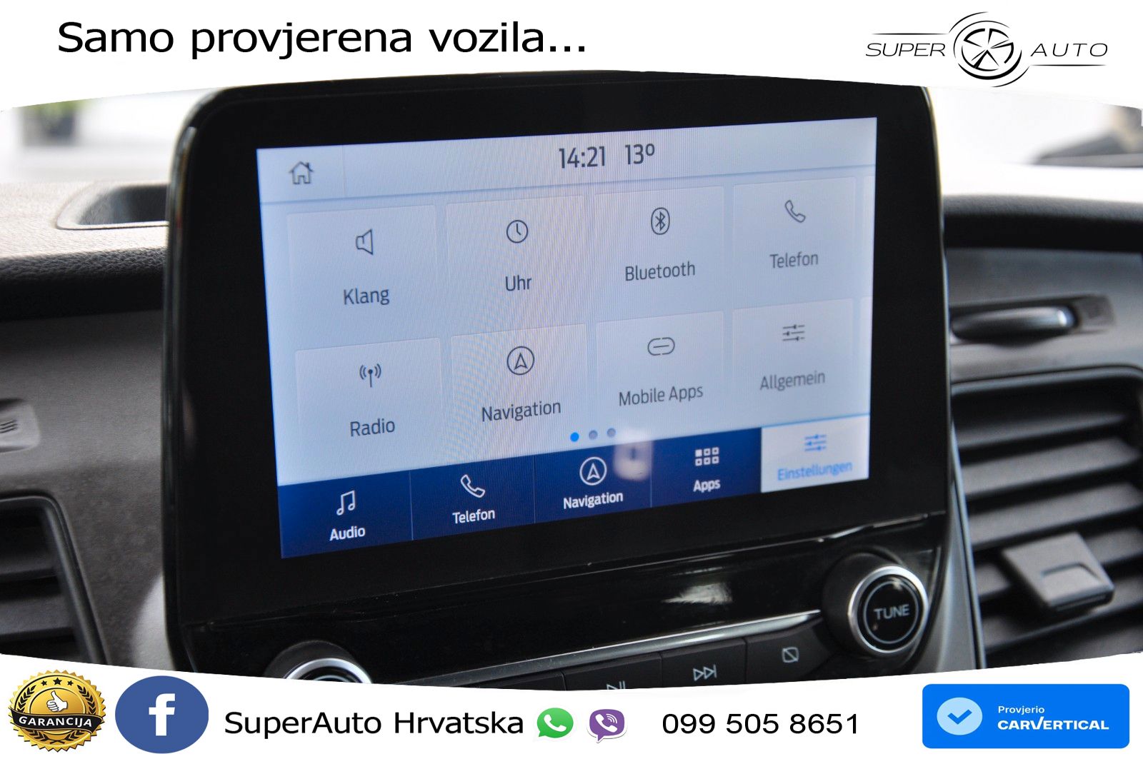 Ford Transit DoKa 350 L3H3 NAV-KAM-AHK-1HAND 170 KS