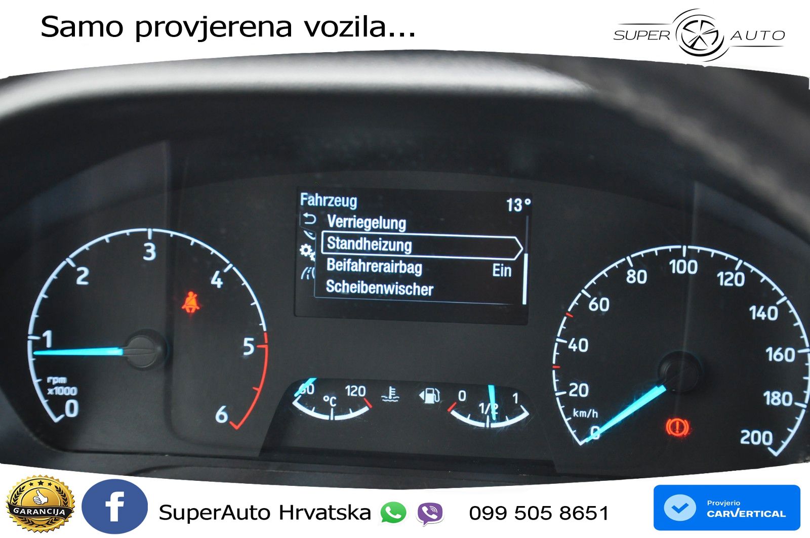 Ford Transit DoKa 350 L3H3 NAV-KAM-AHK-1HAND 170 KS