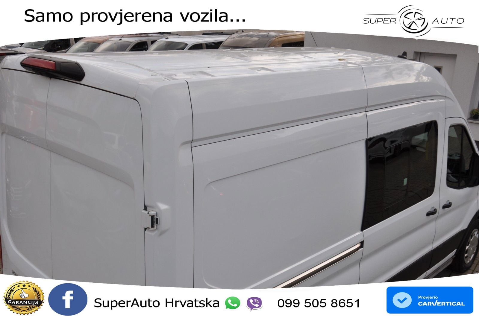 Ford Transit DoKa 350 L3H3 NAV-KAM-AHK-1HAND 170 KS