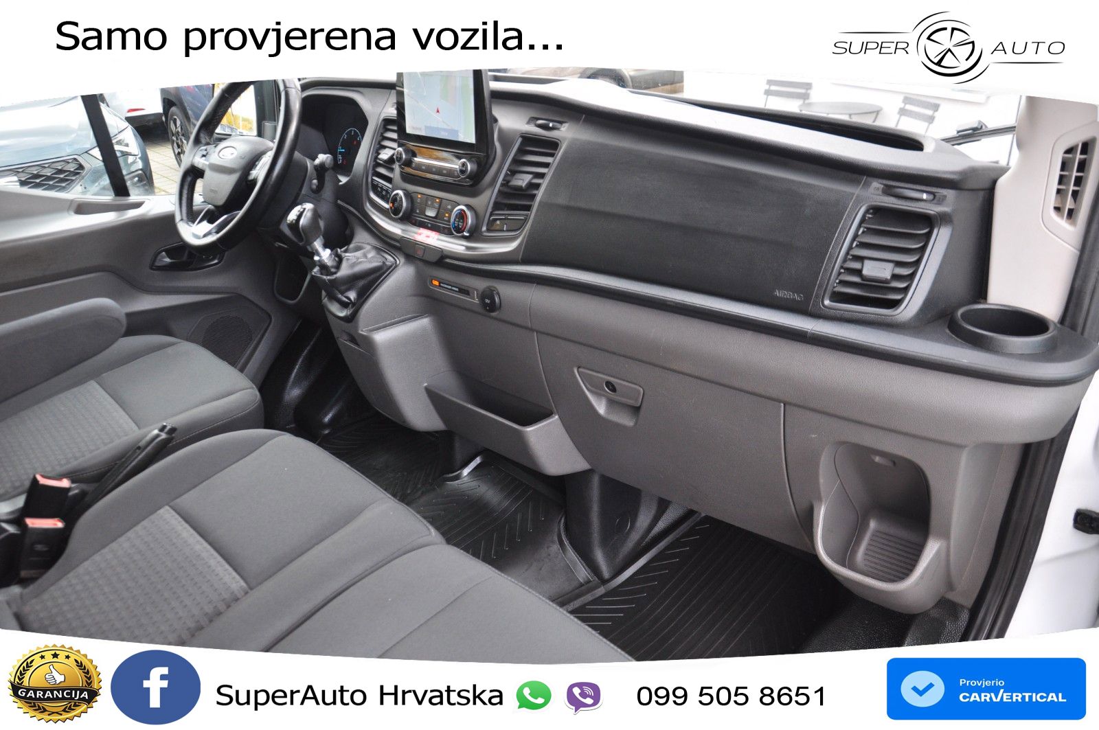 Ford Transit DoKa 350 L3H3 NAV-KAM-AHK-1HAND 170 KS