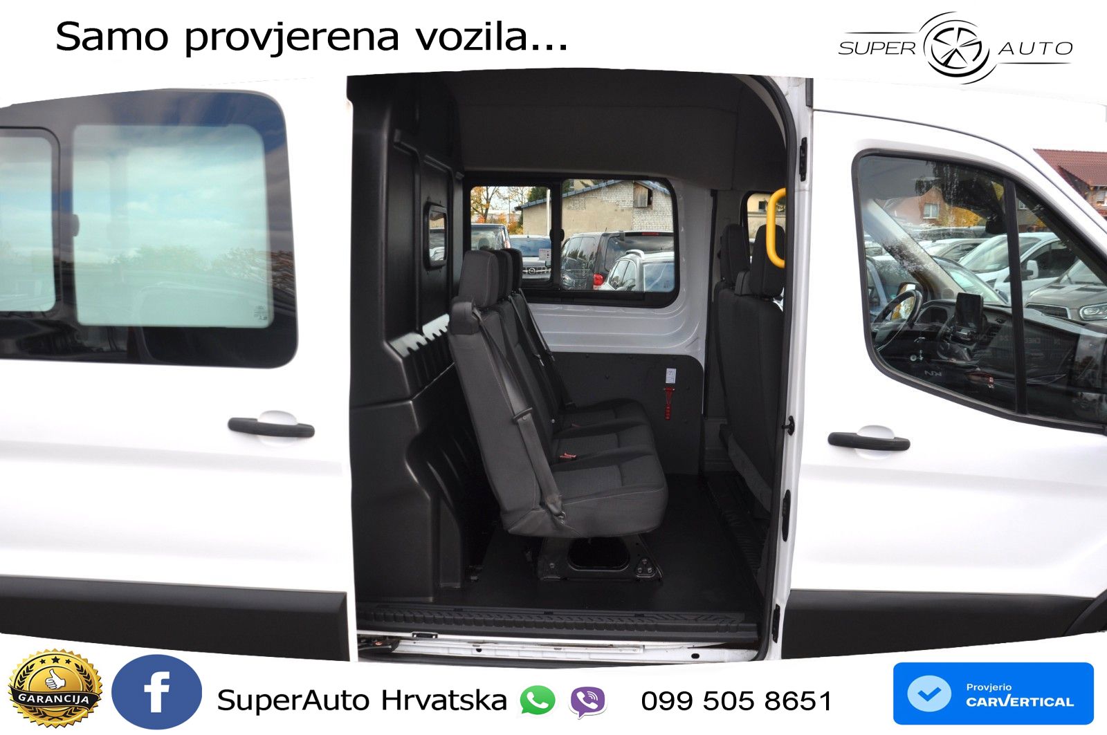 Ford Transit DoKa 350 L3H3 NAV-KAM-AHK-1HAND 170 KS