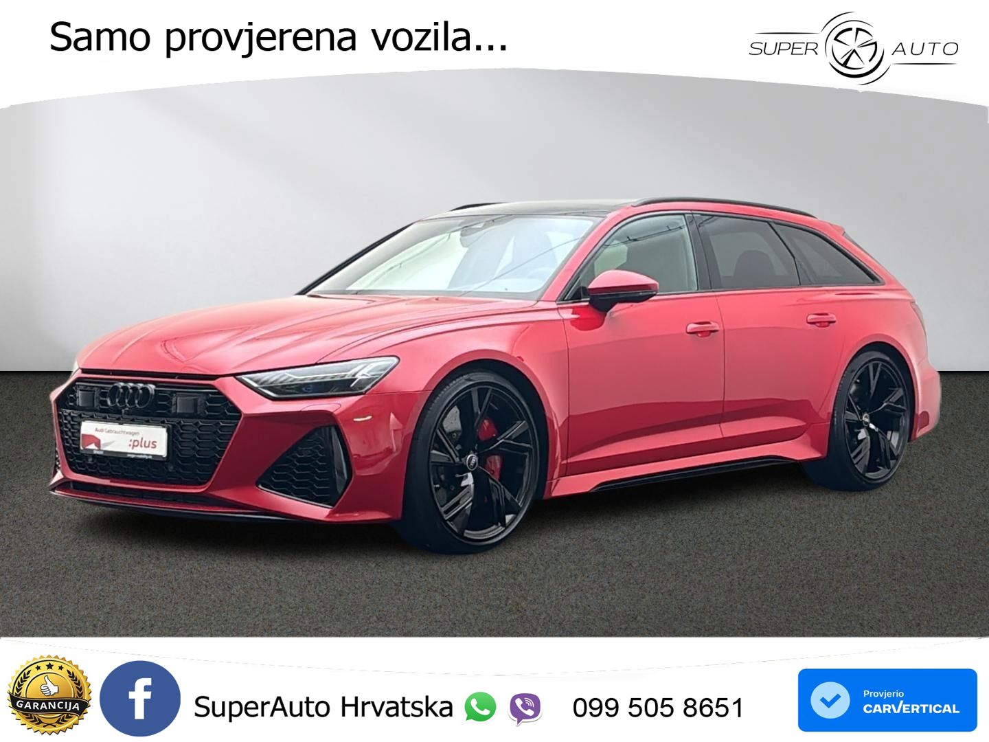 Audi RS6 Avant 4.0 TFSI V8 (600 KS) quattro Tiptronic ACC+HEAD+4xGR SJED+360+PANO