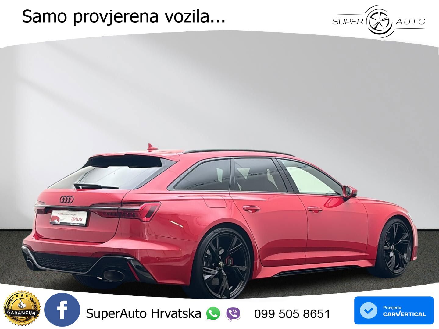 Audi RS6 Avant 4.0 TFSI V8 (600 KS) quattro Tiptronic ACC+HEAD+4xGR SJED+360+PANO