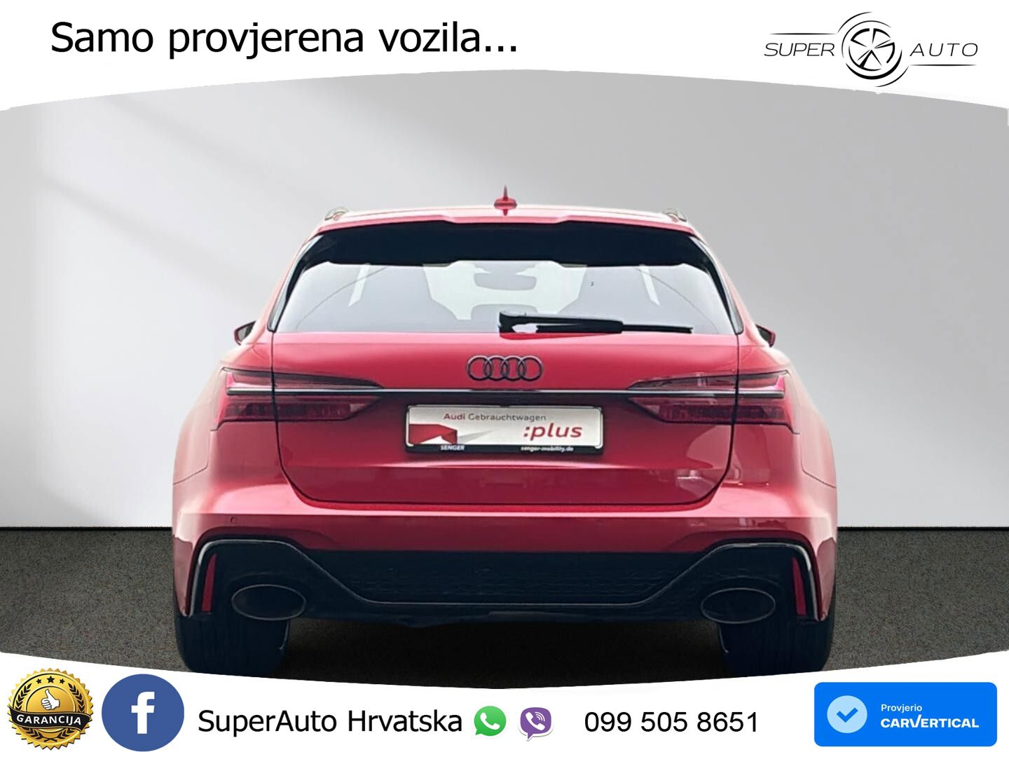 Audi RS6 Avant 4.0 TFSI V8 (600 KS) quattro Tiptronic ACC+HEAD+4xGR SJED+360+PANO