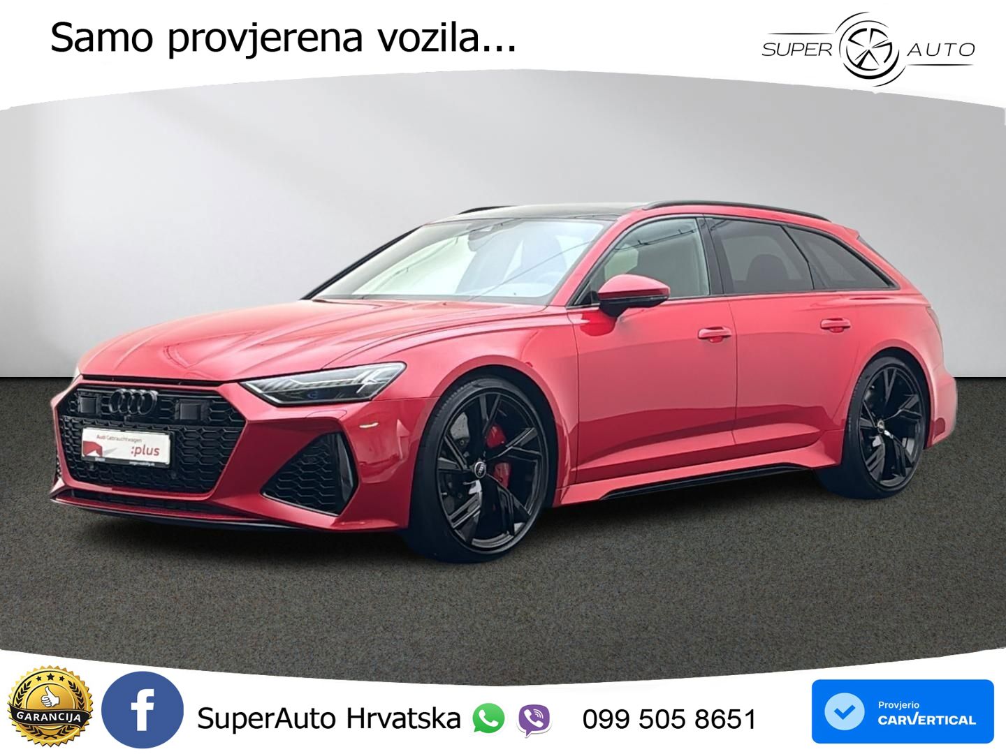 Audi RS6 Avant 4.0 TFSI V8 (600 KS) quattro Tiptronic ACC+HEAD+4xGR SJED+360+PANO