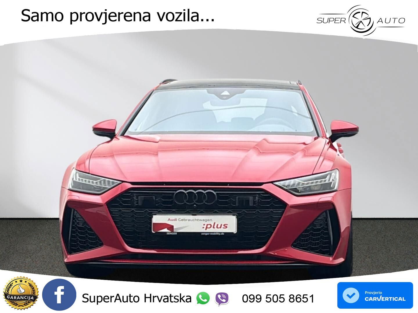 Audi RS6 Avant 4.0 TFSI V8 (600 KS) quattro Tiptronic ACC+HEAD+4xGR SJED+360+PANO